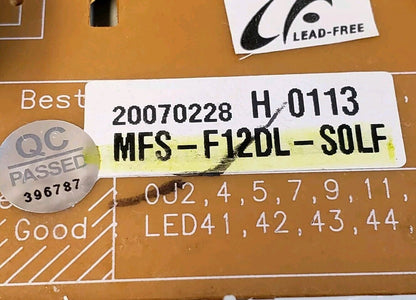 Replacement for Samsung Dryer Control MFS-F12DL-S0LF