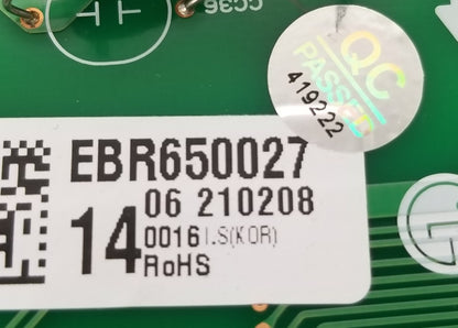 New OEM Replacement for LG Fridge Control Board EBR65002714