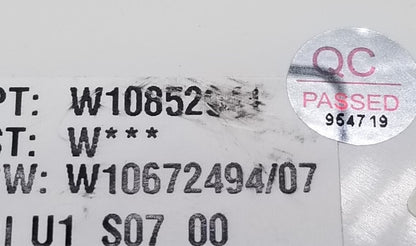 OEM Replacement for Whirlpool Washer Control  W10852941