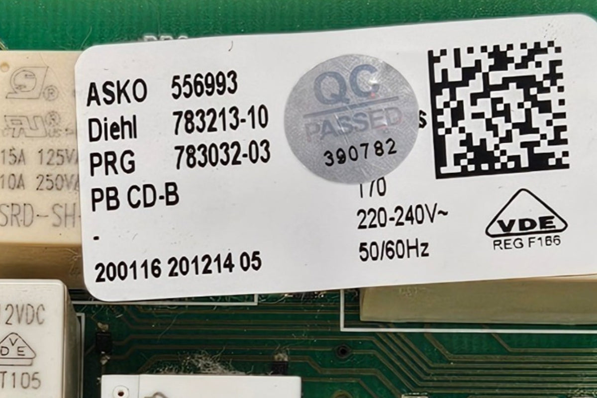 OEM Replacement for ASKO Washer Control Board 556993