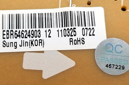 OEM Replacement for LG Range Display Board EBR64624903