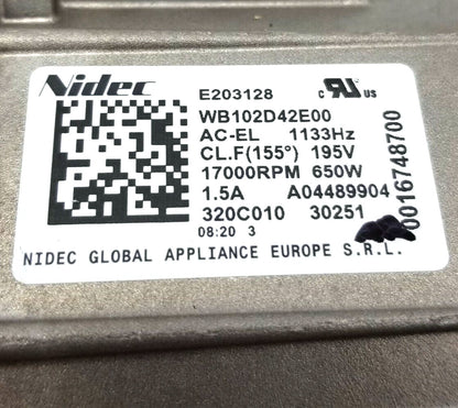 New Genuine OEM Replacement for Electrolux Washer Motor A04489904