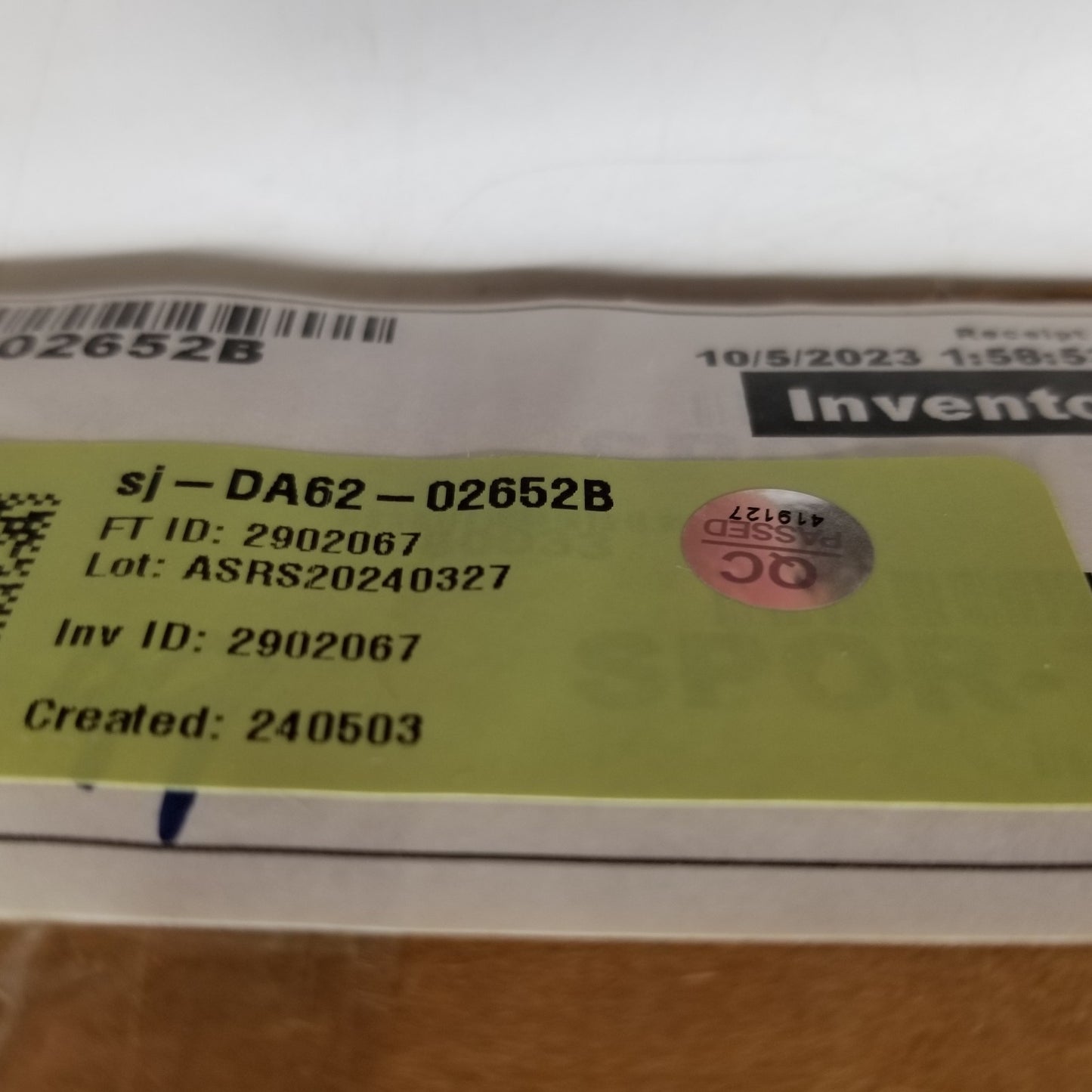 New OEM Replacement for Samsung Dryer Hex DA62-02652B