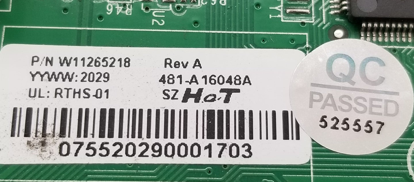 OEM Replacement for Whirlpool Fridge Control W11265218