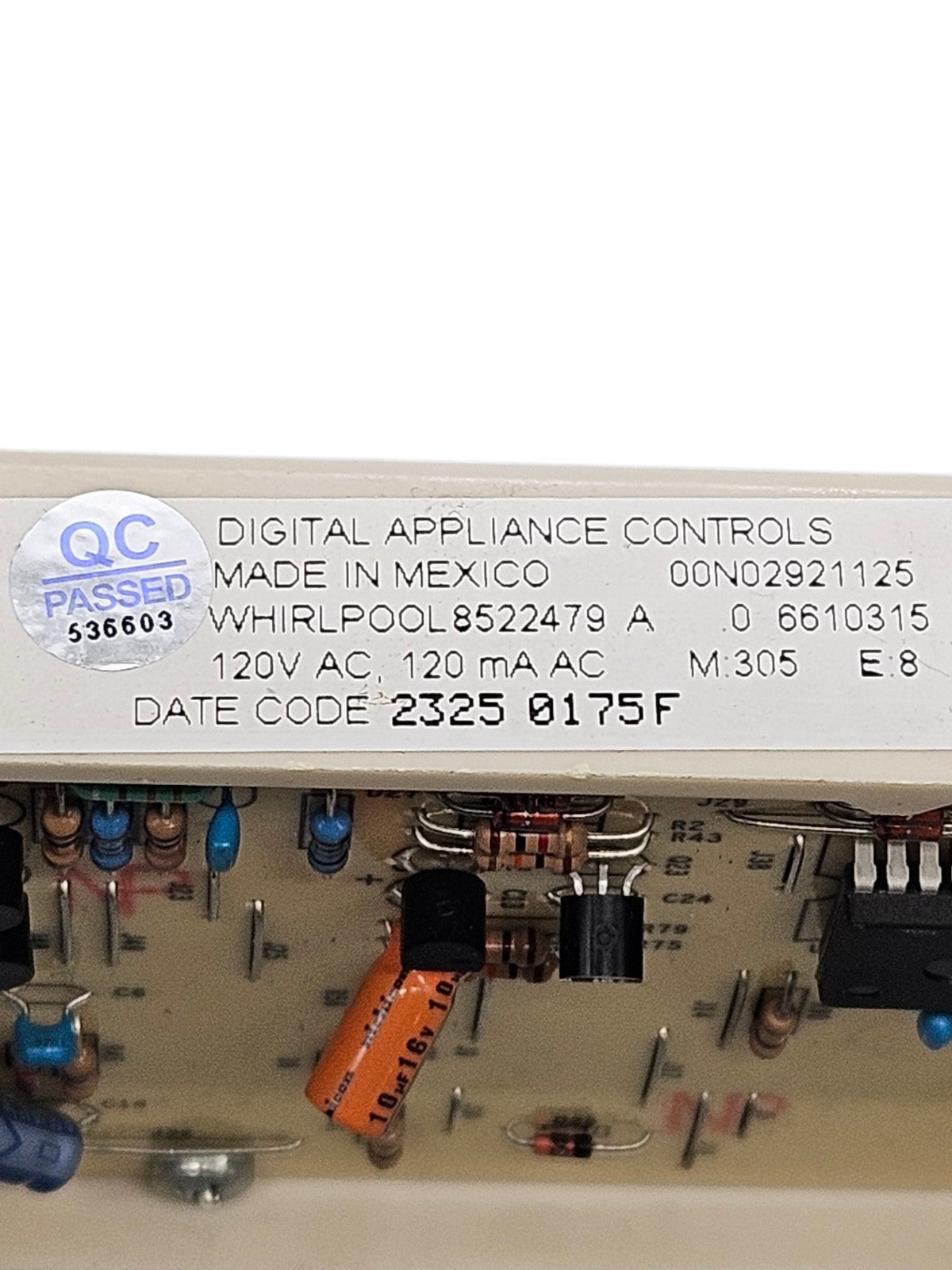 OEM Replacement for Whirlpool Range Control 8522479