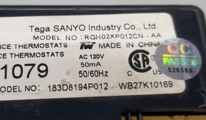 OEM  Replacement for GE Range Control WB27K10169