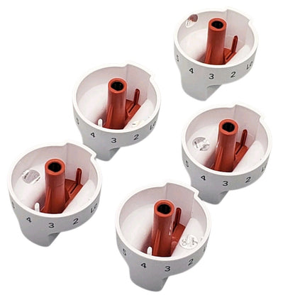 New OEM Replacement for Frigidaire Range Knob Set (5) 5304507387
