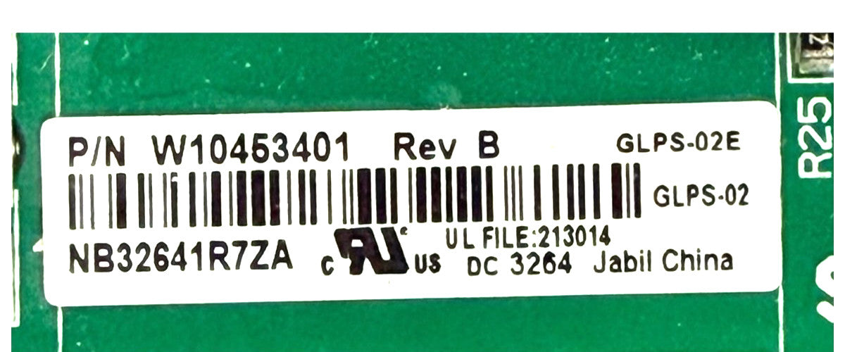 New OEM Replacement for Whirlpool Fridge Control W10453401