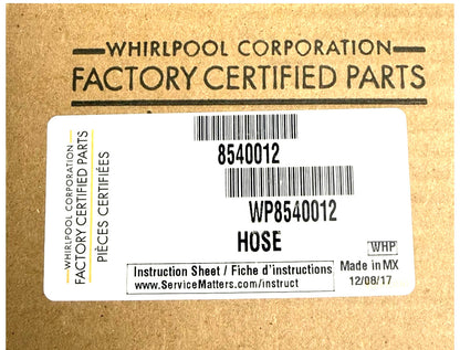 New OEM Replacement for Whirlpool Washer Hose 8540012