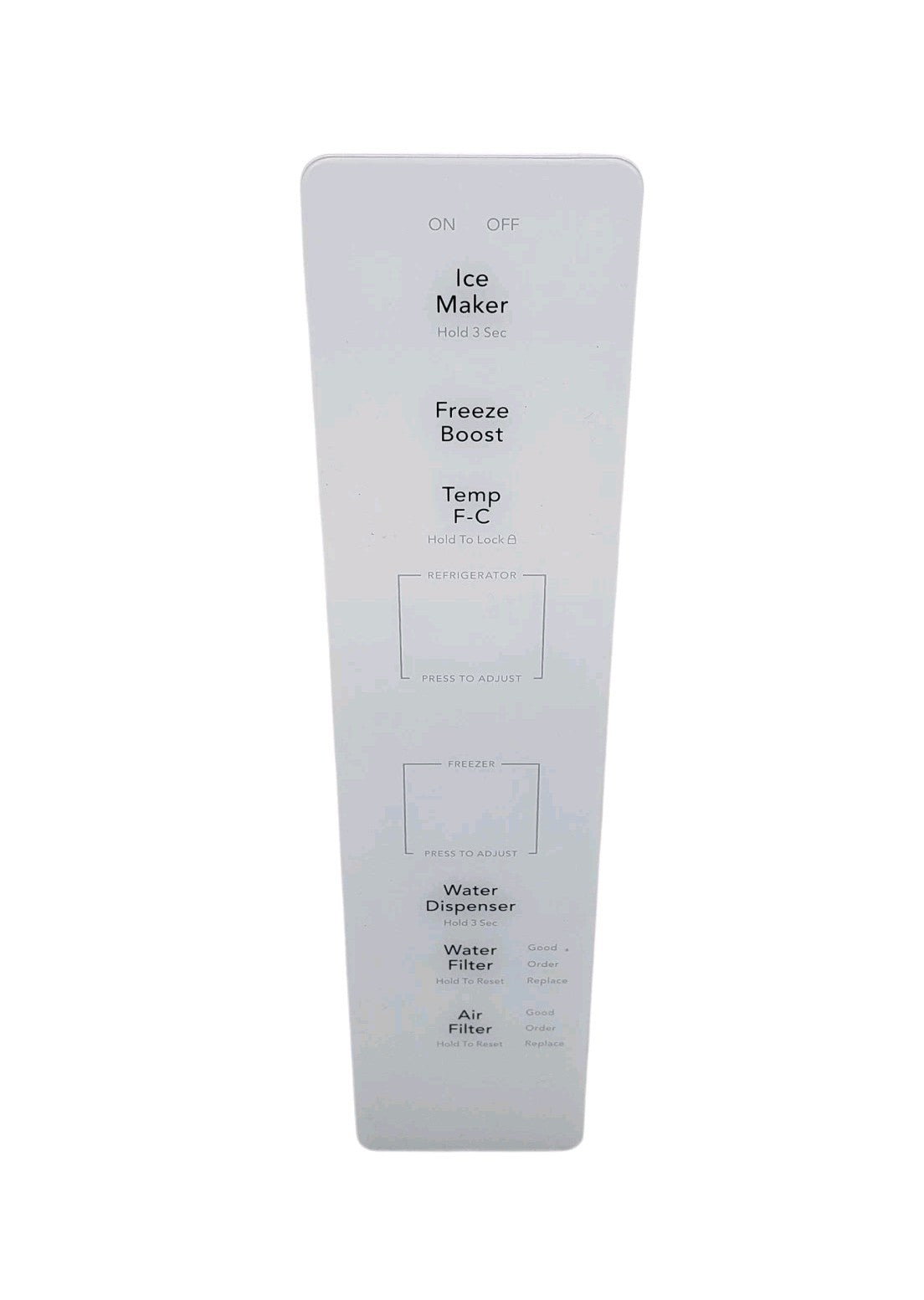 New OEM Replacement for Frigidaire UI Panel 5304536684