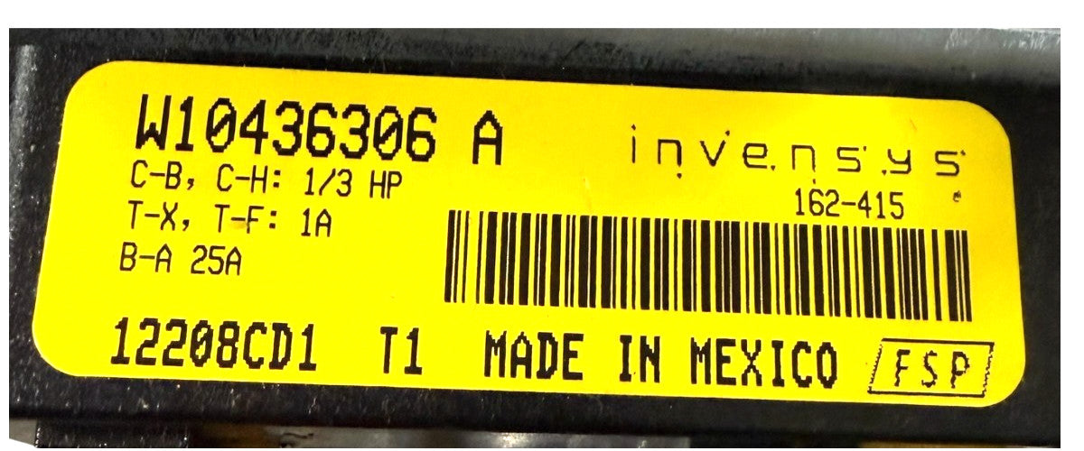 OEM Replacement for Whirlpool Dryer Timer W10436306A