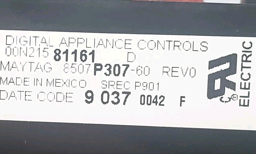 OEM Replacement for Whirlpool Range Control 8507P307-60