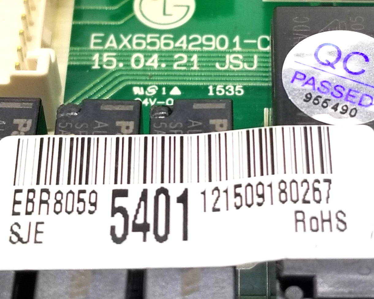 OEM Replacement for LG Oven Relay Board EBR80595401