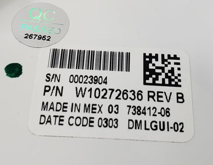 Genuine OEM Replacement for Whirlpool Washer Control W10272636
