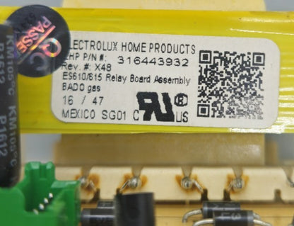 OEM Replacement for Frigidaire Oven Relay Board 316443932