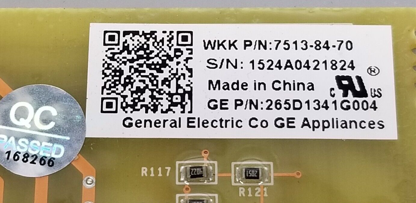 OEM Replacement for GE Dishwasher Control 265D1341G004