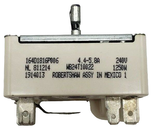 New Genuine OEM Replacement for GE Range Infinite Switch 164D1816P012