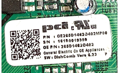 OEM Replacement for GE Dishwasher Control 265D1462G402