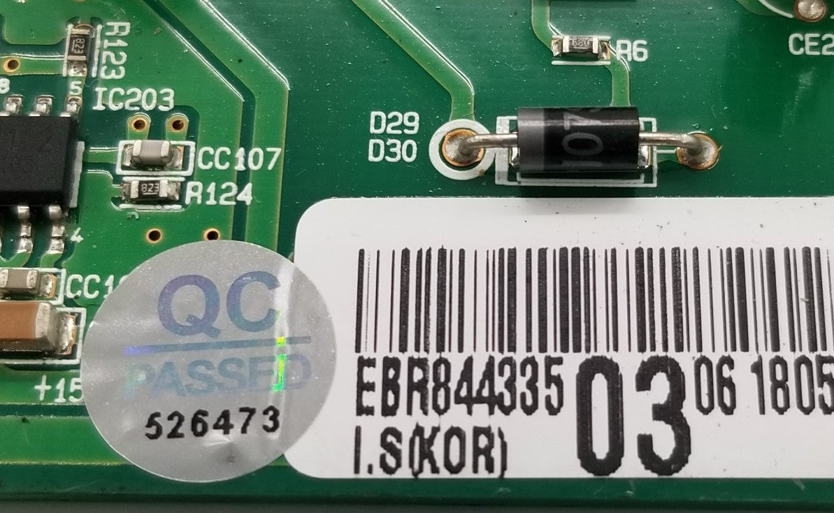 OEM Replacement for LG Fridge Control EBR84433503