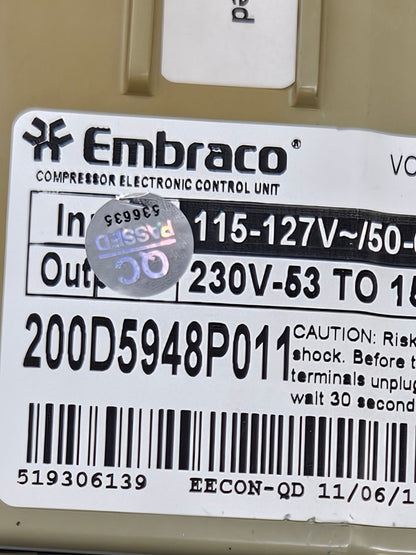 OEM Replacement for GE Refrigerator Inverter 200D5948P011