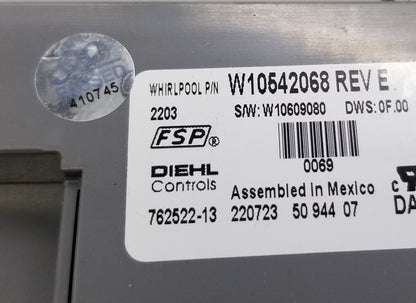 OEM Replacement for Whirlpool Dishwasher Control W10542068