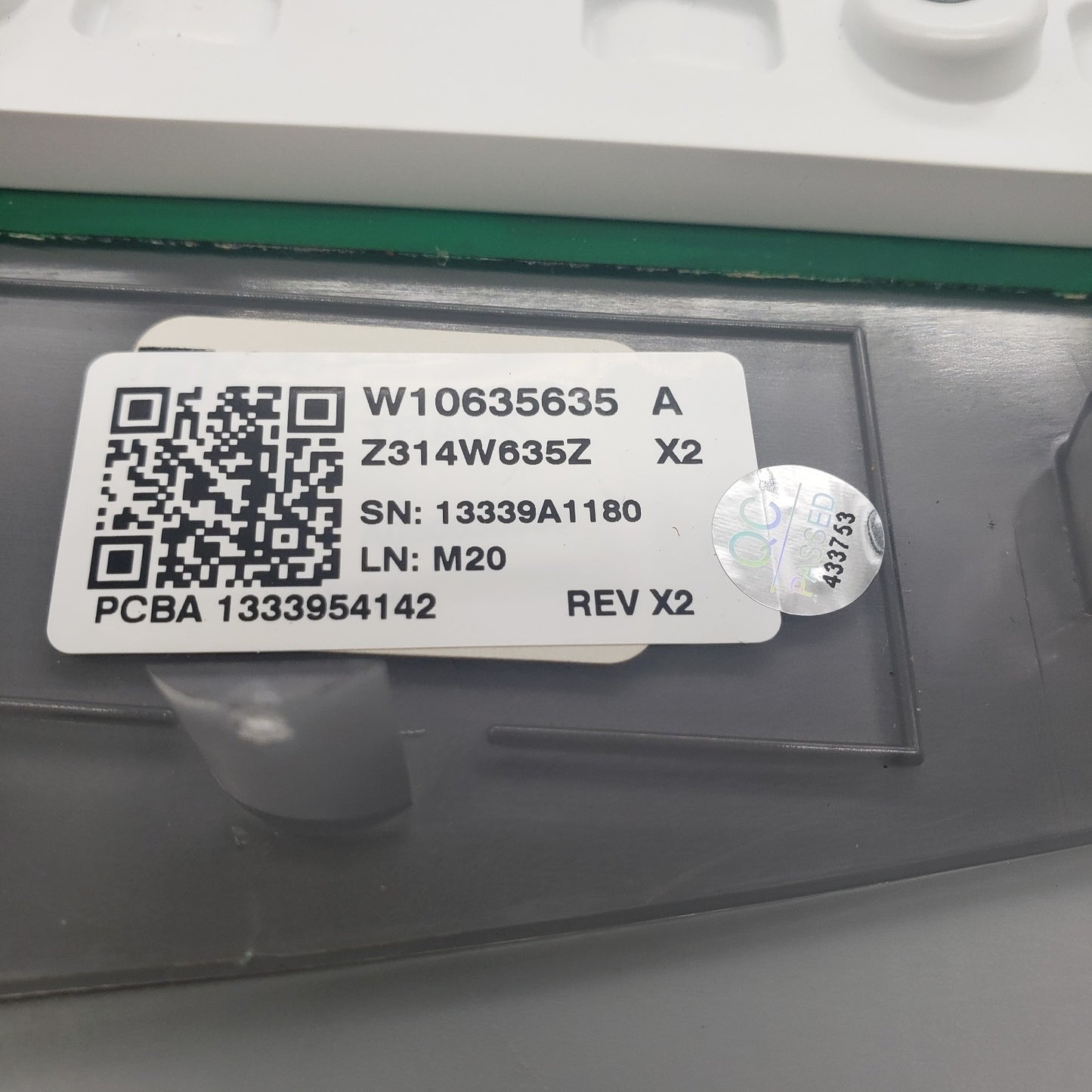 OEM Replacement for Whirlpool Washer Control Panel W10635635