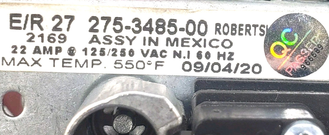 OEM Replacement for Frigidaire Oven Thermostat  275-3458-00