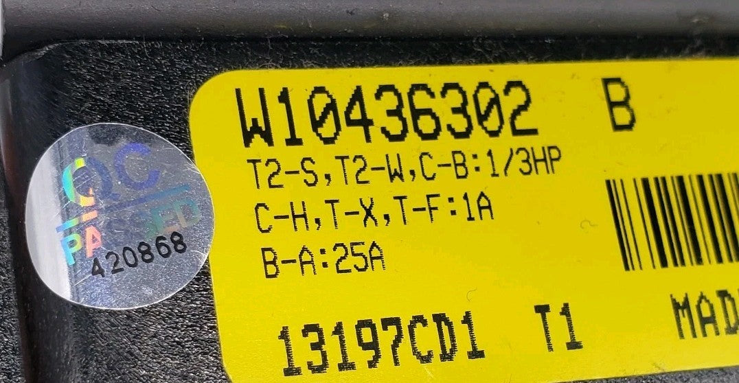 OEM Replacement for Whirlpool Dryer Timer W10436302
