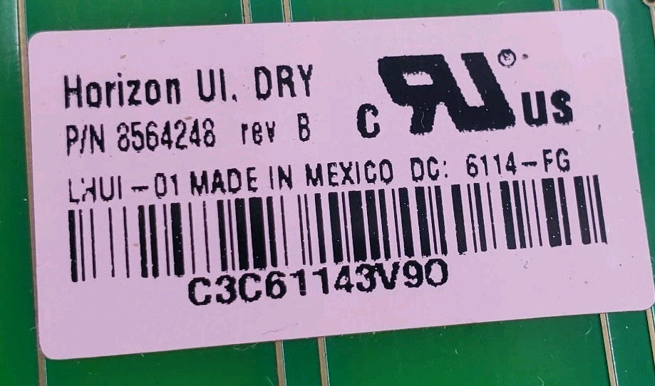 OEM Replacement for Whirlpool Dryer Control Interface 8564248