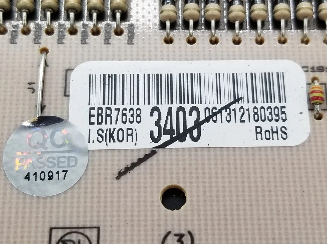 OEM Replacement for LG Range Control EBR76383403