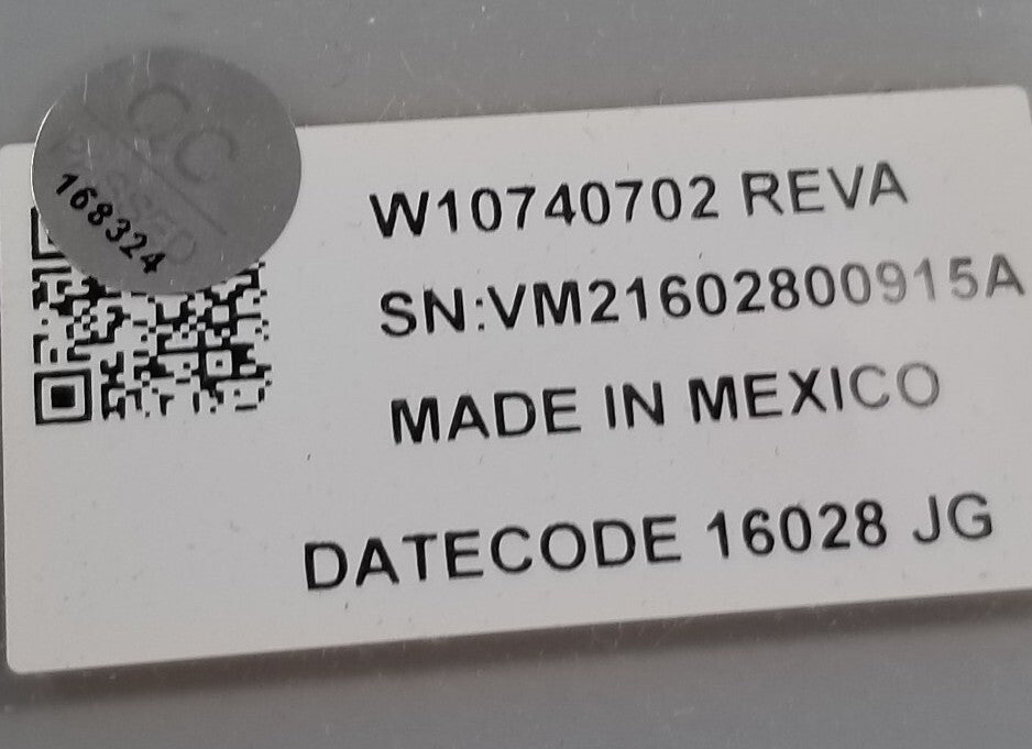 OEM Replacement for Maytag Washer Control W10740702