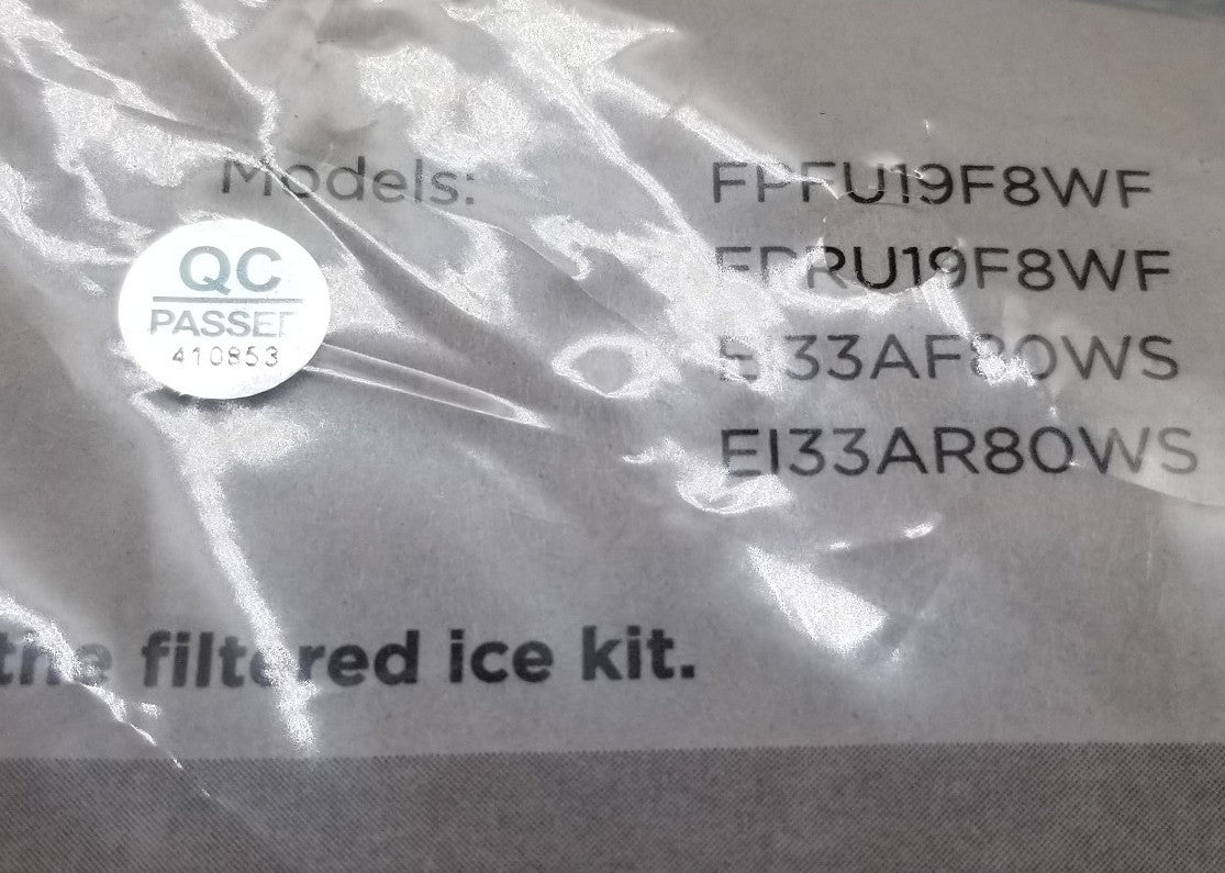 New OEM Replacement for Frigidaire zer Filtered Ice Install Kit for FPRU19F8WF