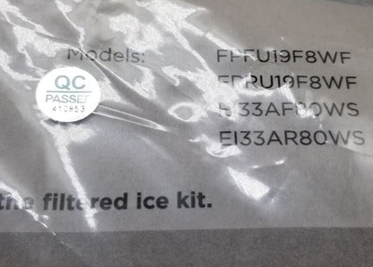 New OEM Replacement for Frigidaire zer Filtered Ice Install Kit for FPRU19F8WF
