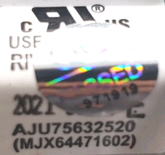 New Genuine OEM Replacement for LG Fridge Water Inlet Valve AJU75632520