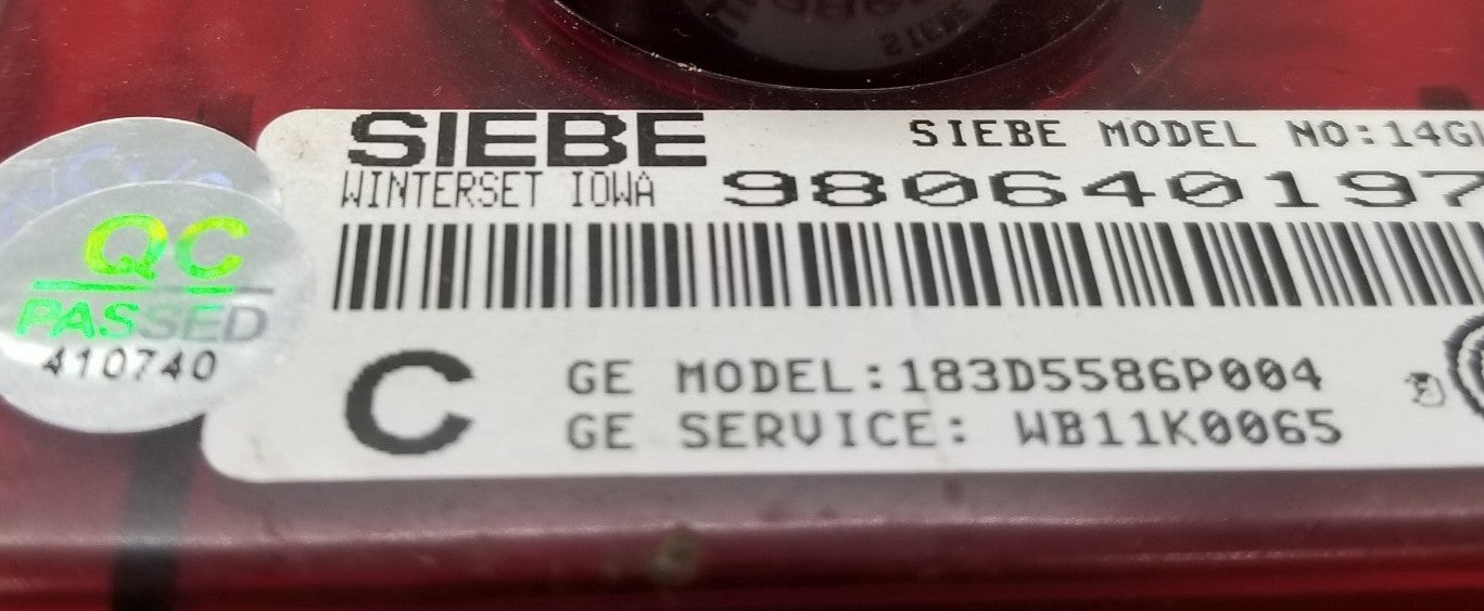 OEM Replacement for GE Range Control 183D5586P004 WB11K0065
