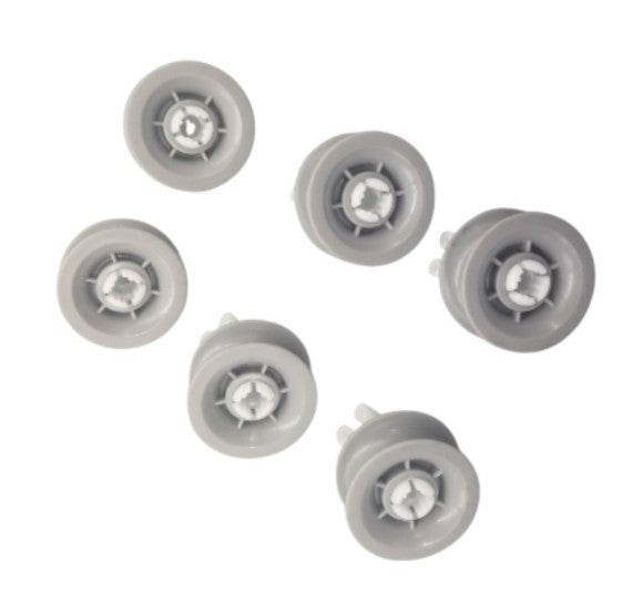 New OEM Replacement for Bosch Dishwasher Rack Wheel (Set of 6) 10032849