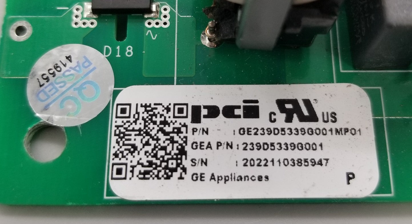 OEM Replacement for GE Fridge Control Board 239D5339G001