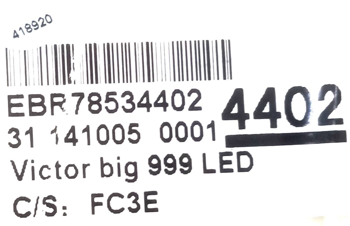 OEM Replacement for LG Washer Control EBR78534402