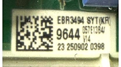 OEM Replacement for LG Dishwasher Control EBR34949644