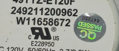 New OEM Replacement for Whirlpool Microwave Stir Motor W11658672
