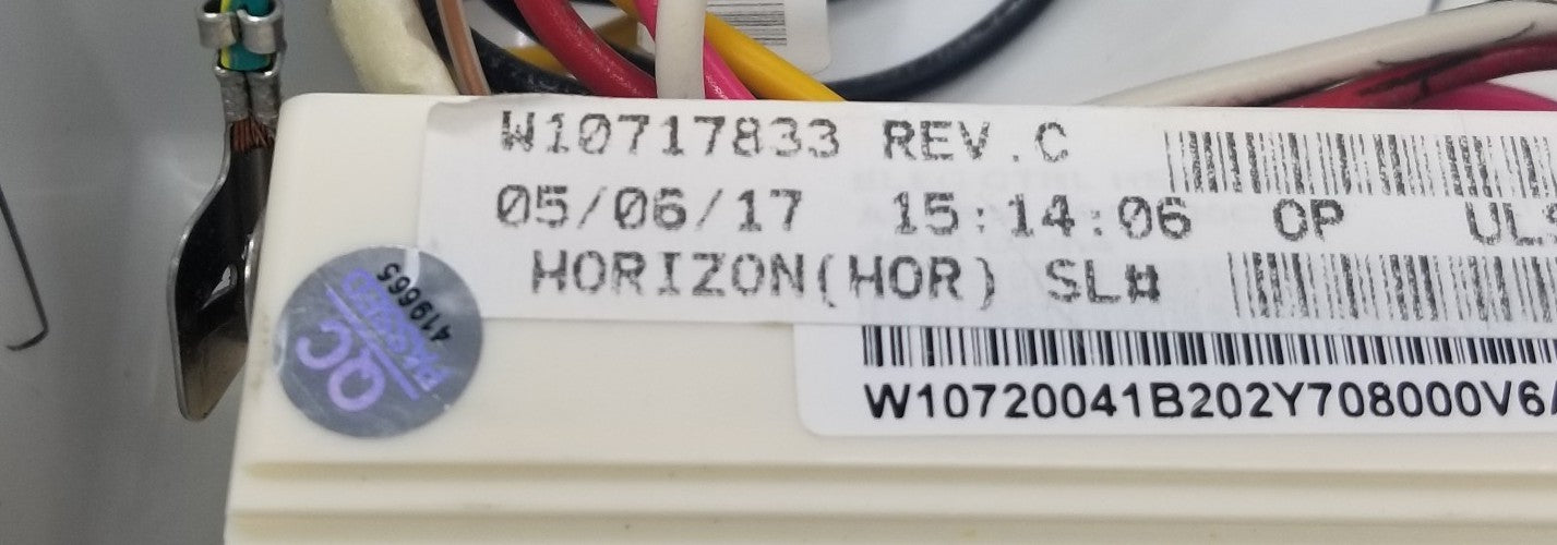 OEM Replacement for Whirlpool Control Panel W10717833