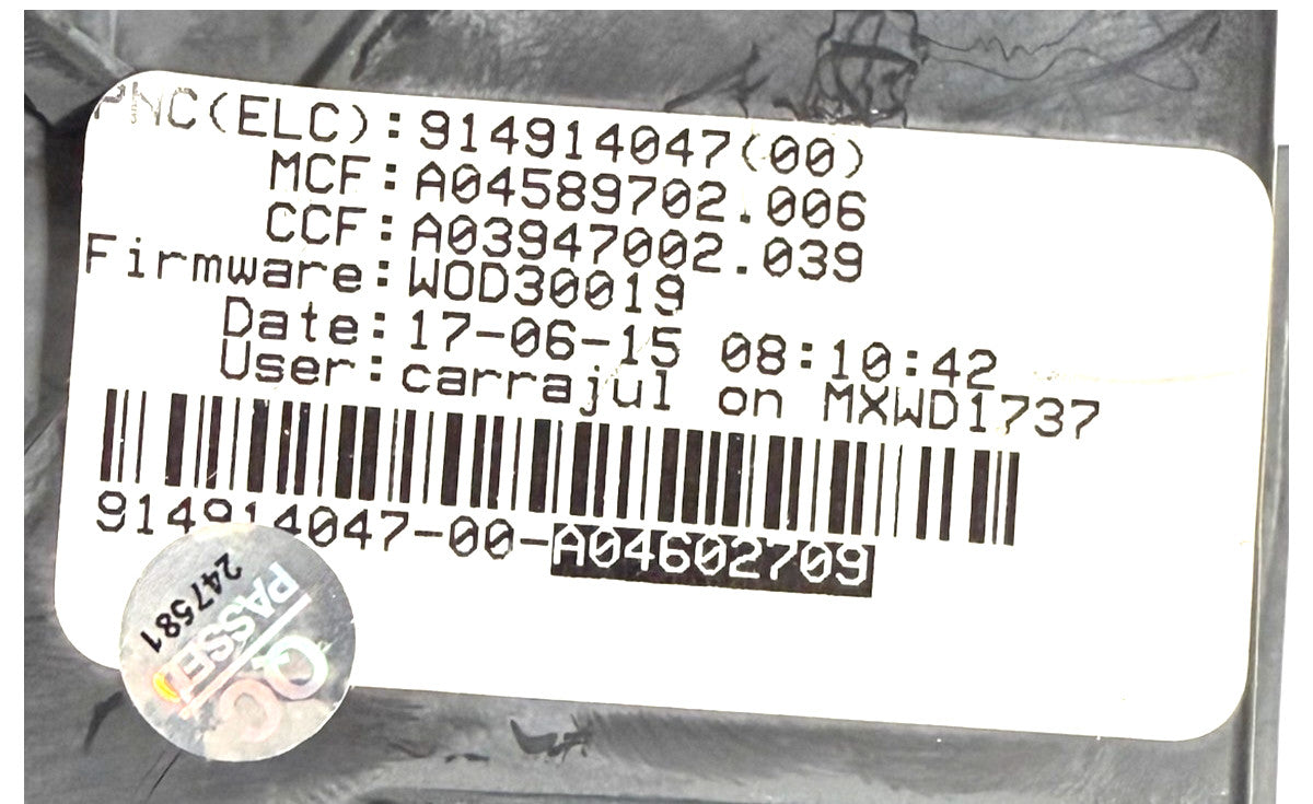OEM Replacement for Frigidaire Washer Control 914914047