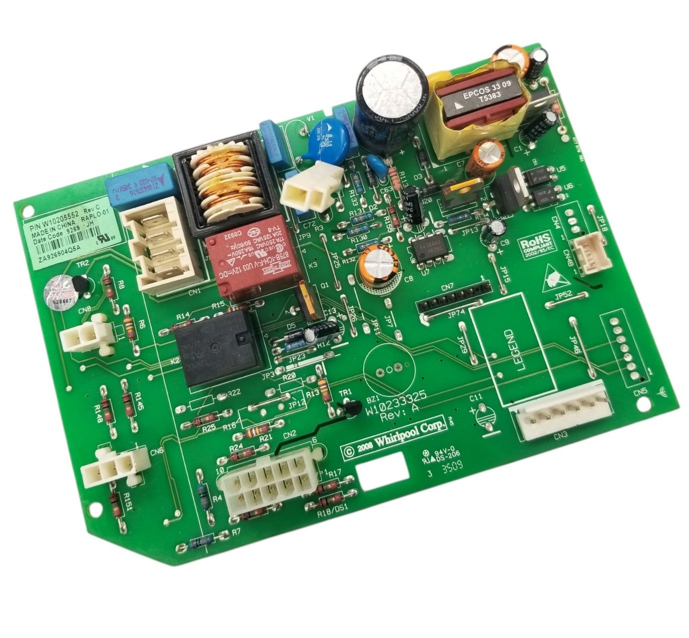 OEM Replacement for Whirlpool Fridge Control W10205552