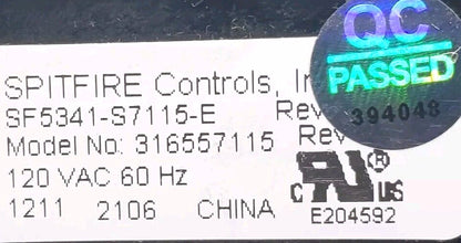 OEM Replacement for Frigidaire Range Control 316557115