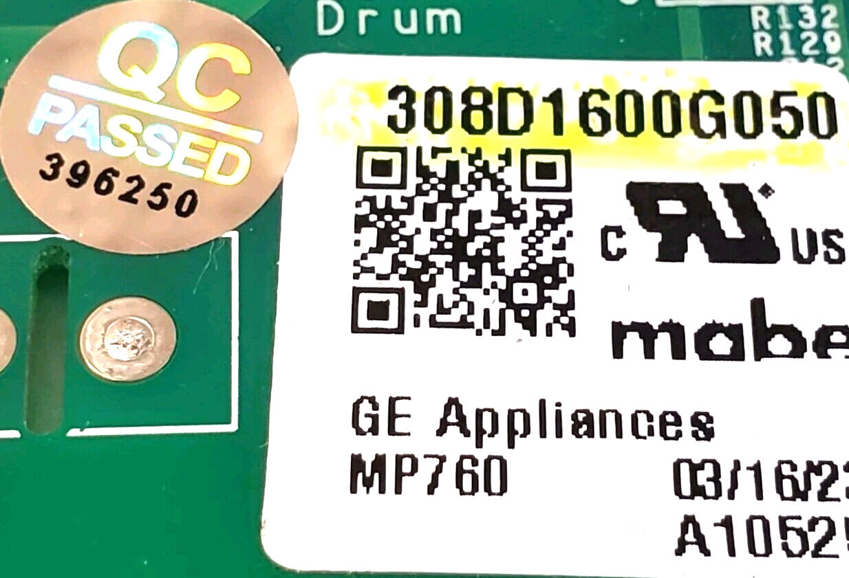 OEM Replacement for GE Dryer Control 308D1600G050