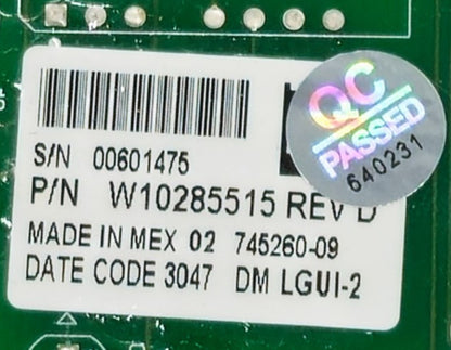 OEM Replacement for Whirlpool Washer Control W10285515