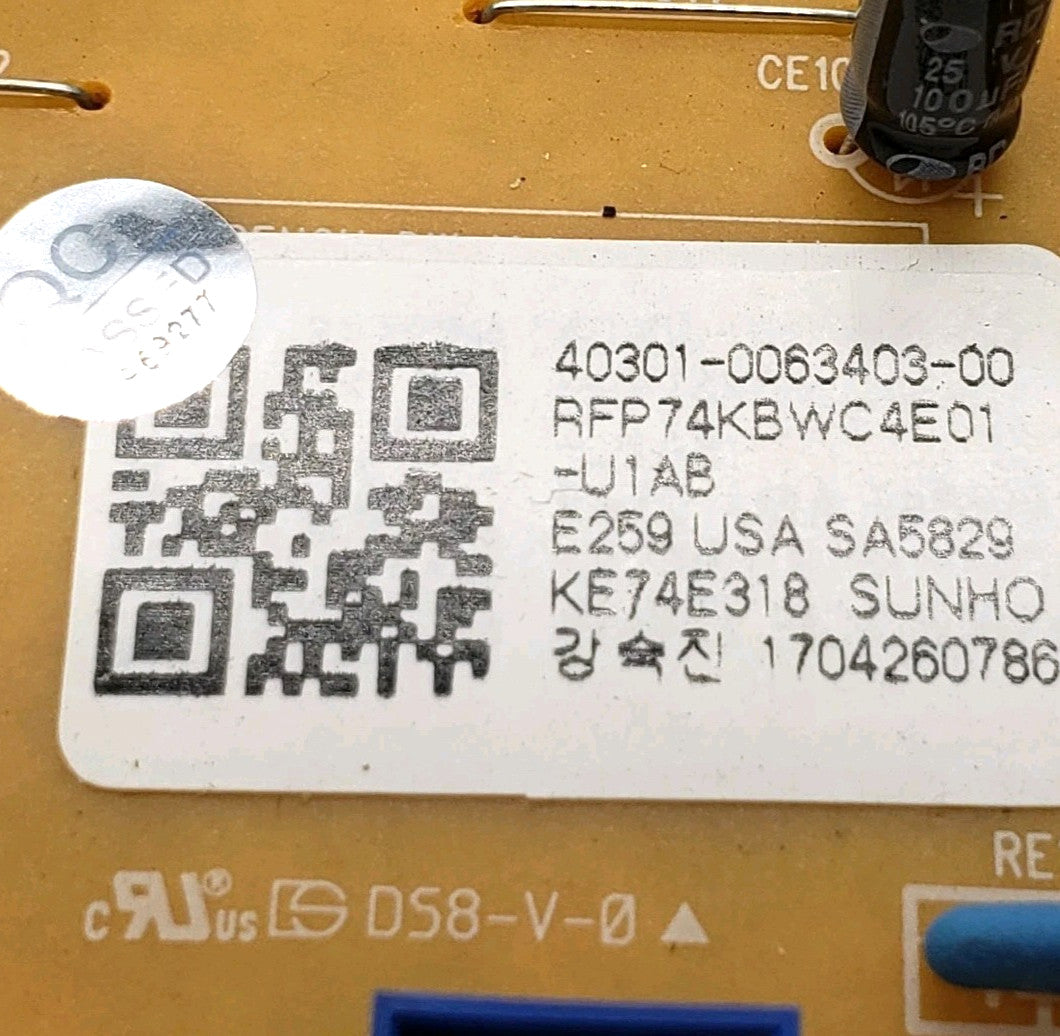 OEM Replacement for Kenmore Refrigerator Control 40301-0063403-00