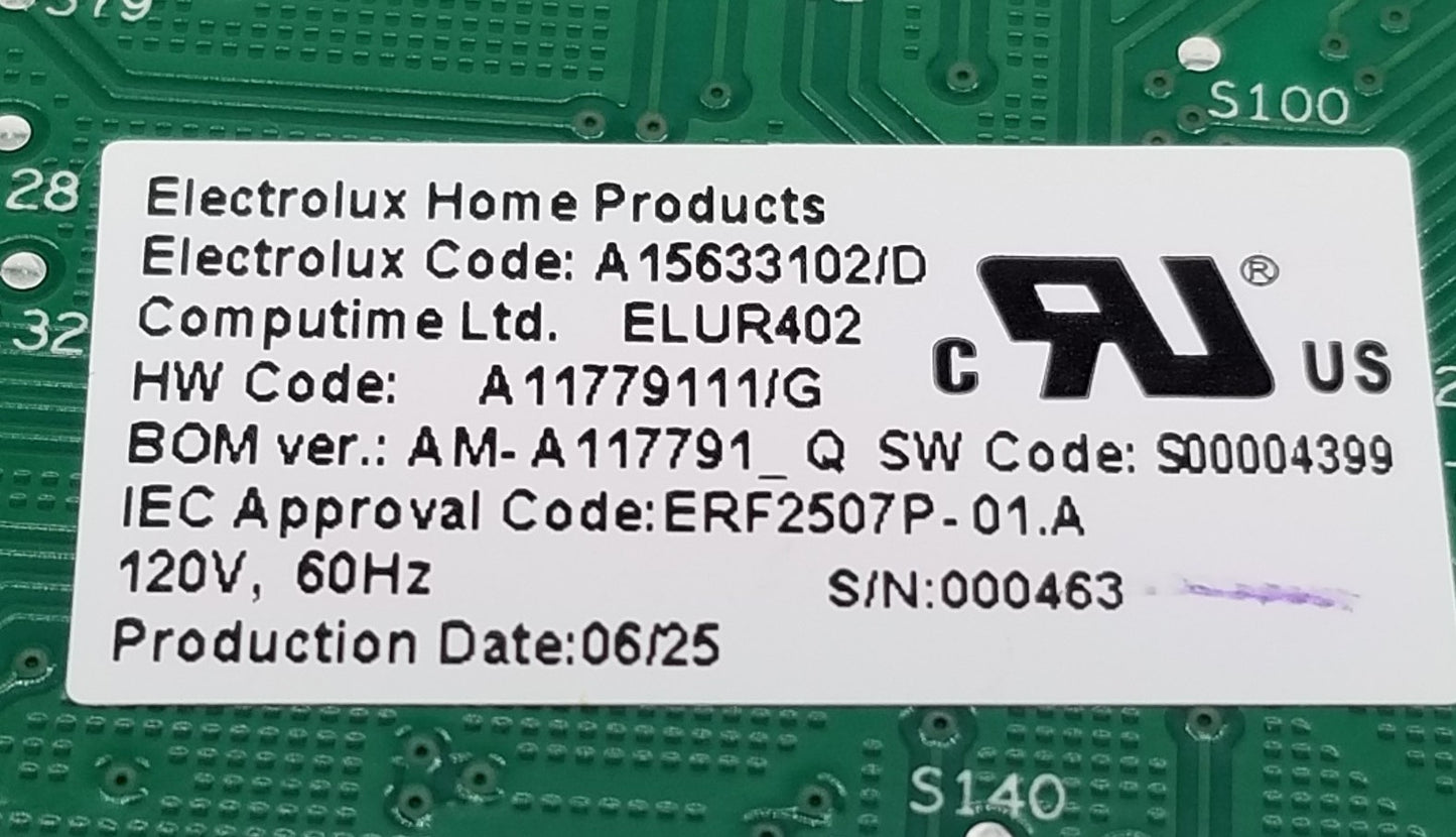 New OEM Replacement for Frigidaire Refrigerator Control A16671204 5304535056  1-Yr