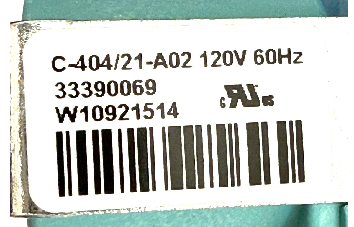 New Replacement for Whirlpool Washer Inlet Valve W10921514 1Year