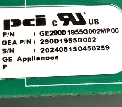 OEM Replacement for GE Washer Control Board 290D1955G002